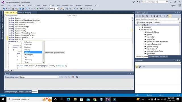 how to convert text to speech in visual c# | text to speech conversion in c#.net смотреть онлайн