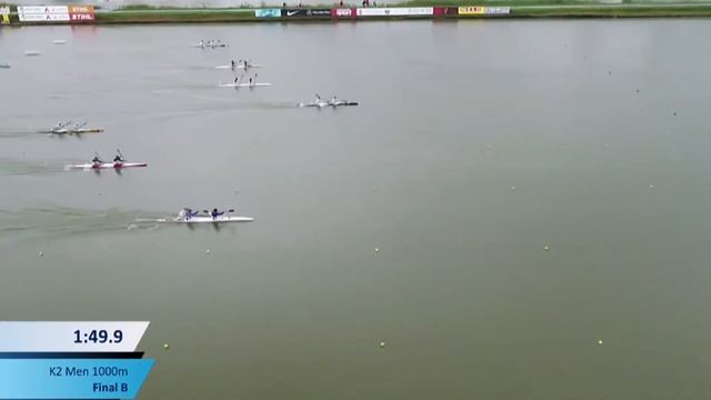 k2 men 1000m final B ICF Canoe-Kayak Sprint World Cup Szeged 2021 смотреть онлайн
