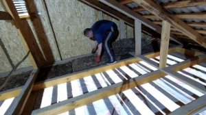 Утепление холодного чердака | Жаркий чердак!!!