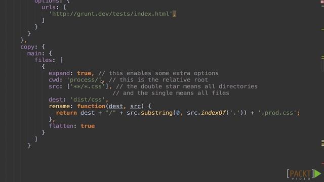Introducing Grunt: The JavaScript Task Runner : File Moving and Renaming | packtpub.com смотреть онлайн