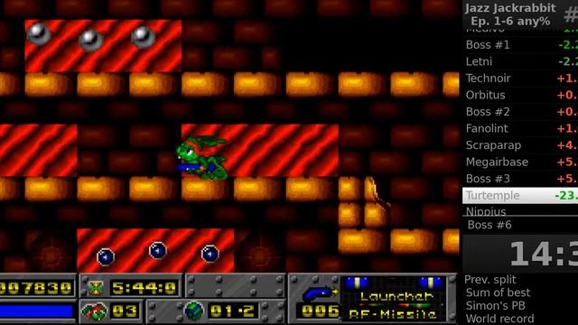 Jazz Jackrabbit 1 speedrun in 27:53, Episodes 1-6 (World Record) смотреть онлайн