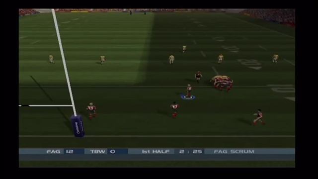 Rugby League | PS2 | Commentary - Funny Tries, Knock-ons and Taclkes смотреть онлайн