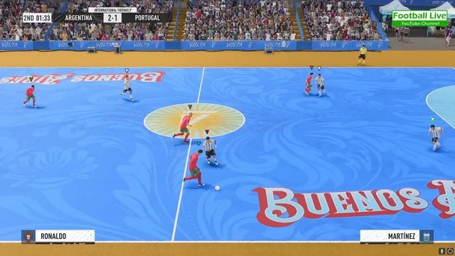 FIFA 23 | Argentina vs. Portugal | Penalty Shootout Futsal | Messi vs Ronaldo - Gameplay PC смотреть онлайн