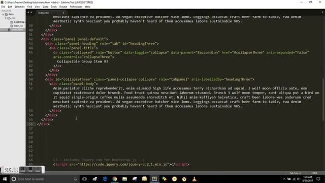 Tutorial how to create a bootstrap accordion смотреть онлайн