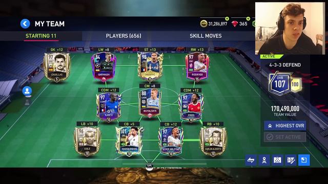 ПРОКАЧКА СОСТАВА БЕЗ ДОНАТА в FIFA MOBILE 22 #5 смотреть онлайн