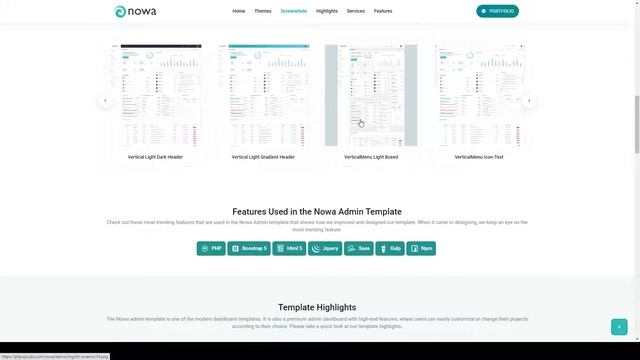 Nowa PHP Admin and Dashboard Template php admin panel template php admin panel смотреть онлайн