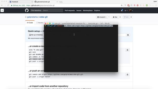Belajar Git Untuk Pemula - Cara Git Add Remote dan Git Push смотреть онлайн
