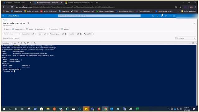 Azure AKS : Access # 5 - RBAC Commands смотреть онлайн
