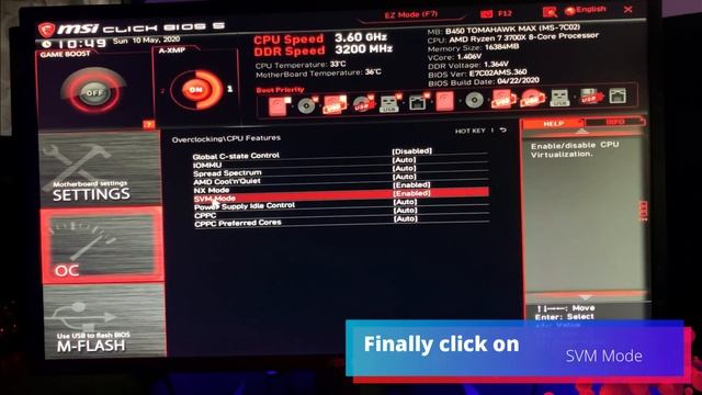 ***How to enable Virtualization on MSI b450 tomahawk MAX IN 1 MINUTE*** смотреть онлайн