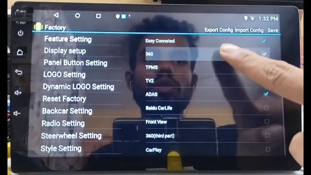 360° Panorama app setting in 360° Android car stereo смотреть онлайн