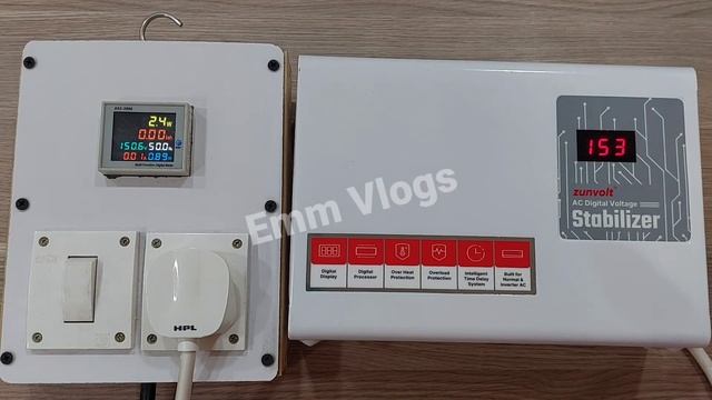 AC Stabilizer Testing Video || AC Stabilizer Working Explained in Hindi by Emm Vlogs смотреть онлайн