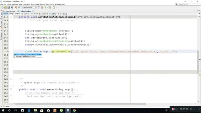 Java Tutorial 3 : Connect to database and Save /Insert data смотреть онлайн