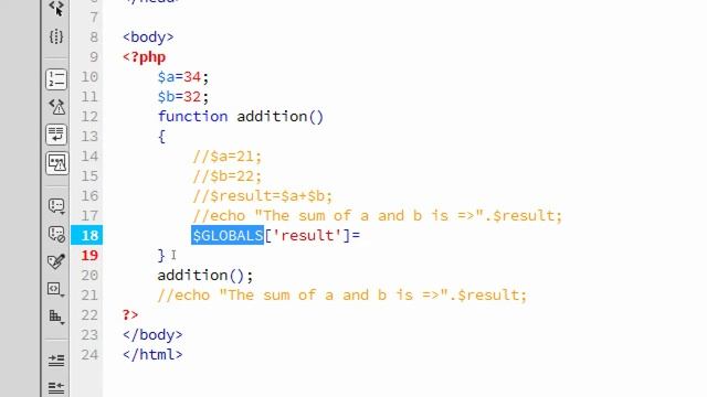 PHP Global Variables смотреть онлайн