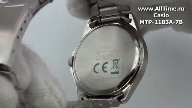 Мужские японские наручные часы Casio MTP-1183A-7B смотреть онлайн