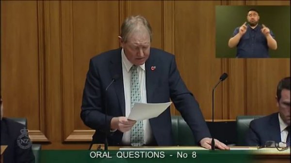 Question 8 - Hon Dr Nick Smith to the Minister of Justice
