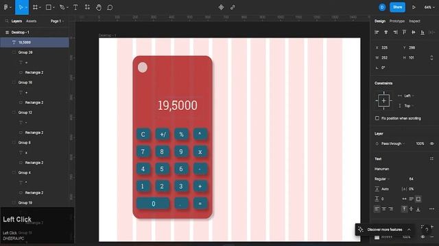 How to Make Cool Calculator in Figma | смотреть онлайн