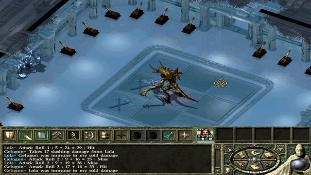 Icewind Dale 2 solo walkthrough part 28: Battle square (levels 7-10) смотреть онлайн