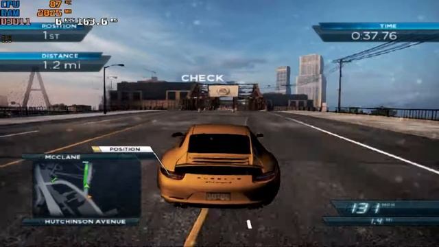 NFS most wanted 2012 on intel GMA 4500MHD | intel core 2 duo | VRAM 128mb | gameplay PC смотреть онлайн
