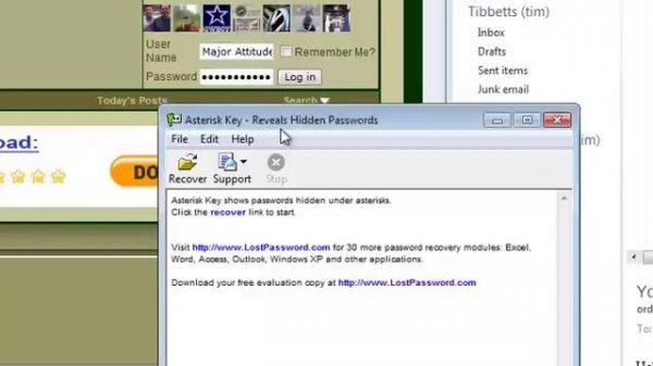 Using Asterisk Key by Majorgeeks.com