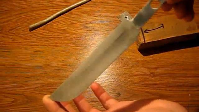 Очередной нож из быстрореза Р6М5 своими руками смотреть онлайн