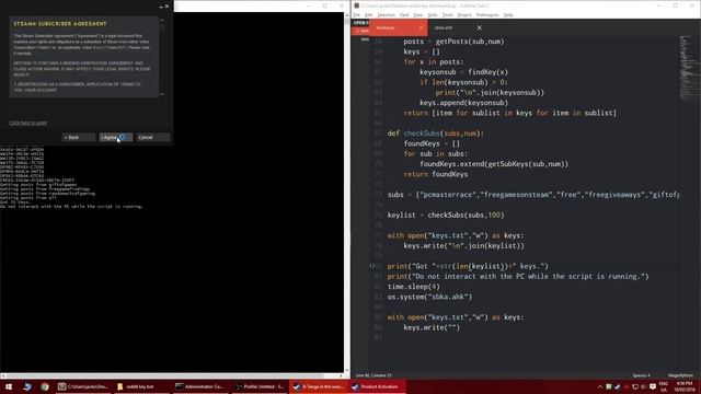 Proof of concept: Steam Key Reddit Bots. смотреть онлайн