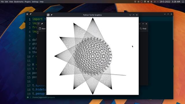 Concentric Pattern In Python using turtle Library смотреть онлайн