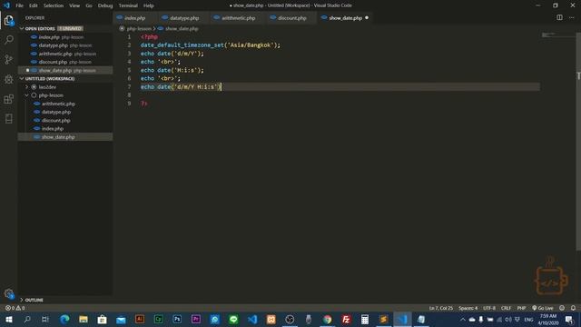 ການສະແດງວັນທີ ແລະ ເວລາ ໃນ PHP |การแสดงวันที และ เวลา ด้วย PHP смотреть онлайн