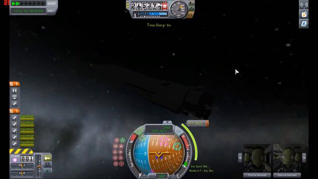 ksp выход на орбиту и посадка на луну (игра с читами) №1 смотреть онлайн