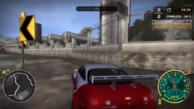Gameplay Blacklist #9 MOD Lancer Evo 10 - NEED FOR SPEED MOST WANTED BLACK EDITION 2005 смотреть онлайн