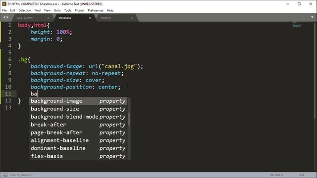 Imagem de fundo (background) FullPage - Curso de HTML Completo e Profissional #112 смотреть онлайн