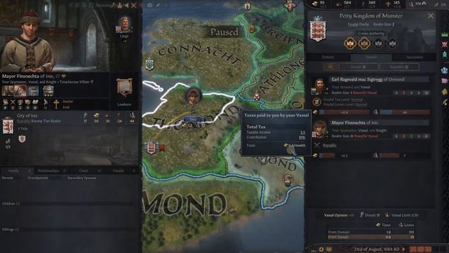 Crusader Kings III: Basic Tutorial (Part 6 - Gold, Prestige and Piety) смотреть онлайн