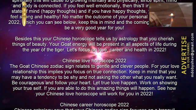 Goat Horoscope 2022 Chinese Predictions смотреть онлайн