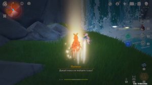 Как взять предмет, если Паймон не пускает? \ Genshin Impact