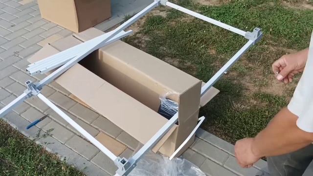 Распаковка — Душ для дачи ЭлБЭТ Чистюля ЭВБО-55 смотреть онлайн