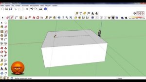 Создание четырёх скатной крыши в программе  SketchUp
