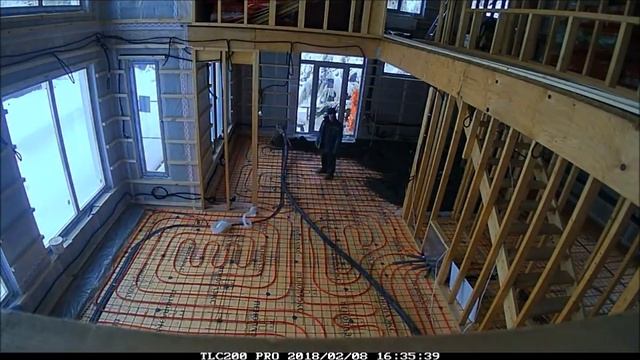 Timelapse полусухая стяжка смотреть онлайн