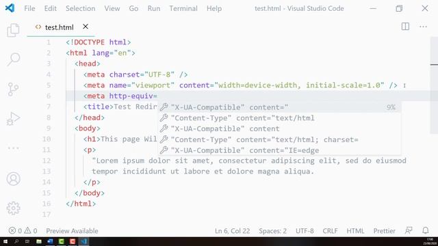 Auto Redirect HTML Code Example | How to Redirect Using HTML Meta Tag? смотреть онлайн