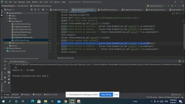 Python Selenium Working with Radio button and Check Box смотреть онлайн