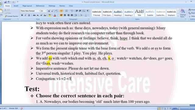 Common Mistakes at IELTS Class: 04 Present Simple Tense смотреть онлайн