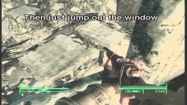Fallout 3 glitches- Out of outcast outpost, them there giant motorways смотреть онлайн
