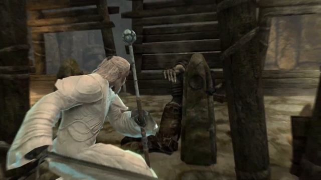 SKYRIM BUILD: GANDALF! - Sword and Staff Spellsword смотреть онлайн