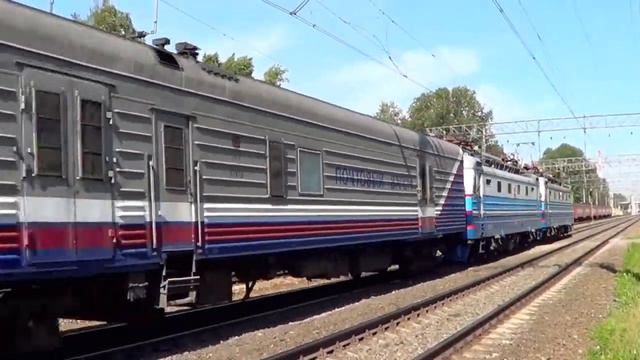 ЧС2к-838 + ЧС2к-385 с поездом №542 "Адлер - Москва" смотреть онлайн