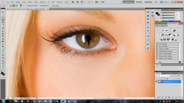 How to make u r eye sharp in photoshop cs 5 смотреть онлайн