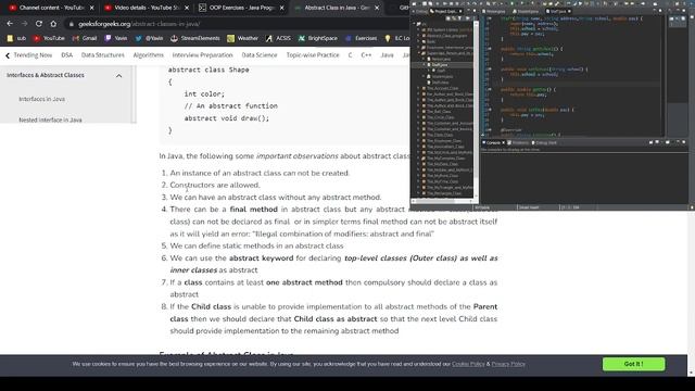 OOP Exercise 6.1 (java) abstract classes & polymorphism смотреть онлайн