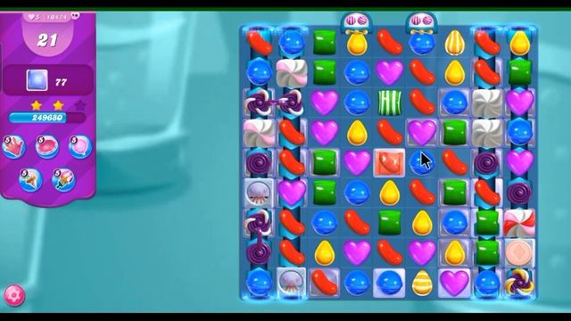 New purple heart candy | Candy crush saga level 10474 | New update Candy crush saga смотреть онлайн