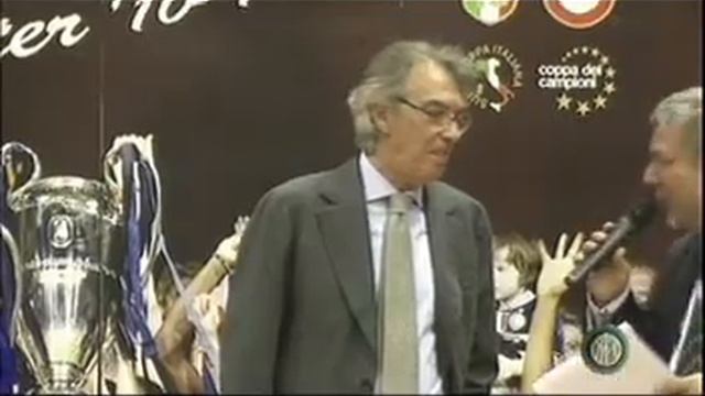 Massimo Moratti A Wivi L'Inter 2010