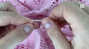 Овальная скатерть крючком, Сакура, 86-93