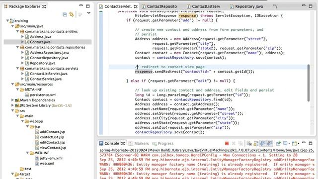 Java Web Development with Spring and Hibernate 8 смотреть онлайн