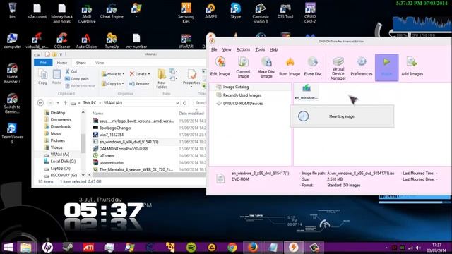 Installing Windows 8/8.1 with Daemon tools смотреть онлайн