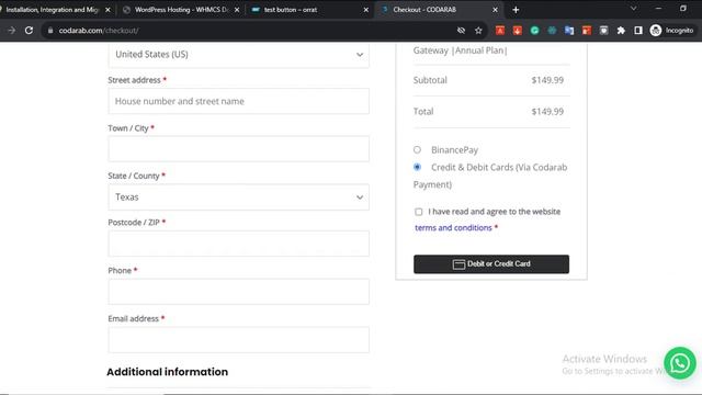Whmcs & Php Card Payment gateway API script integration using Codarab payment plugin for WordPress смотреть онлайн